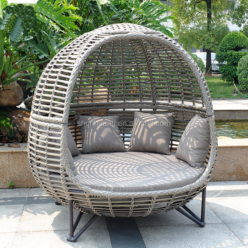 Outdoor Daybed Furniture - Nordic Patio Canopy Daybed Outdoor Lounge
