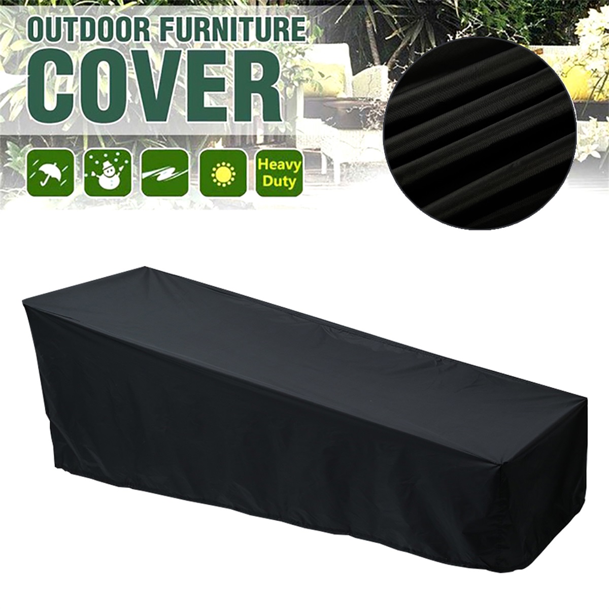 Outdoor Furniture Lounge Set - Outdoor Garden Sunbed Cover Sun Lounger