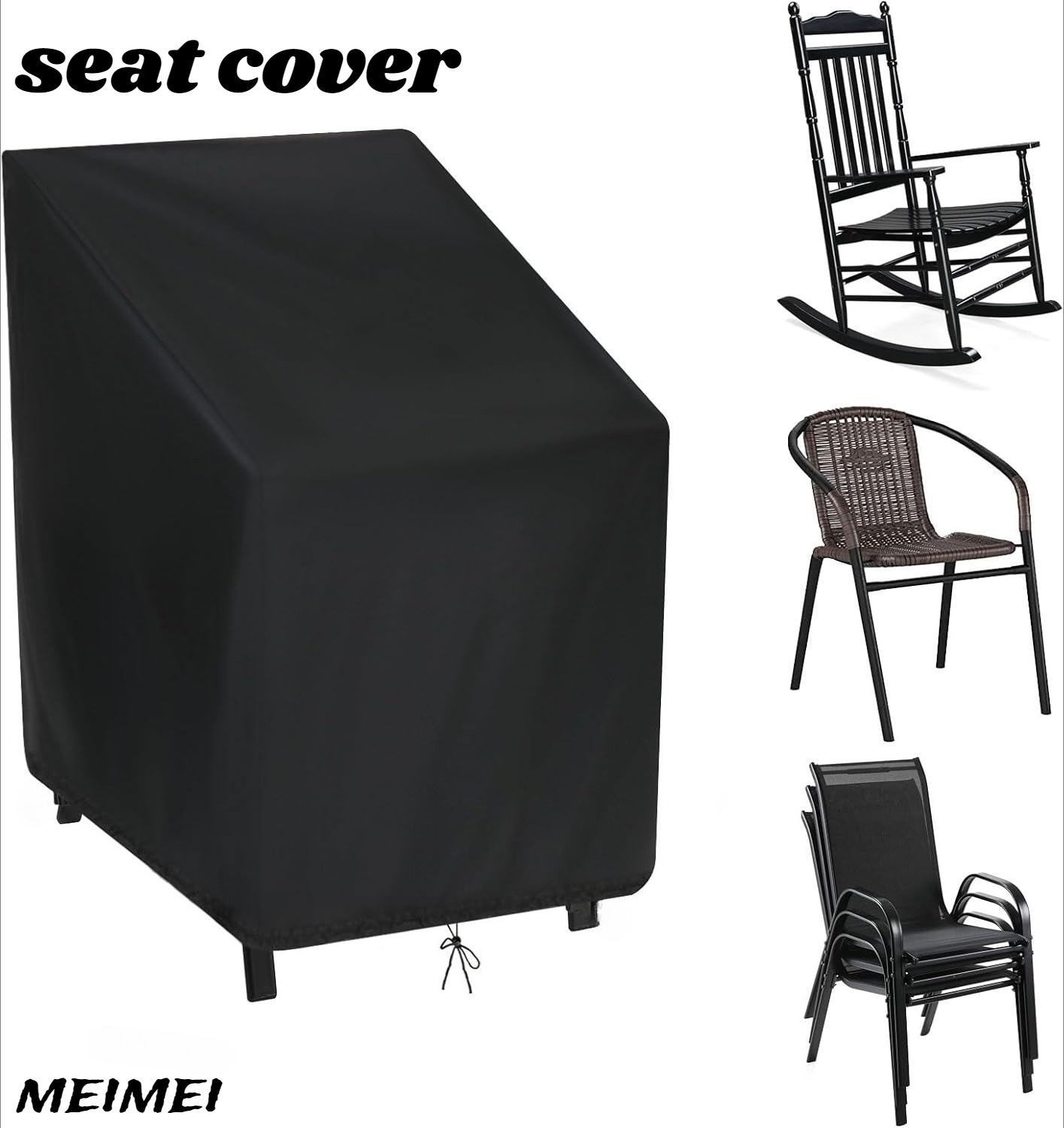 Outdoor Furniture Quality - Stacked Chair Dust Cover Storage Bag