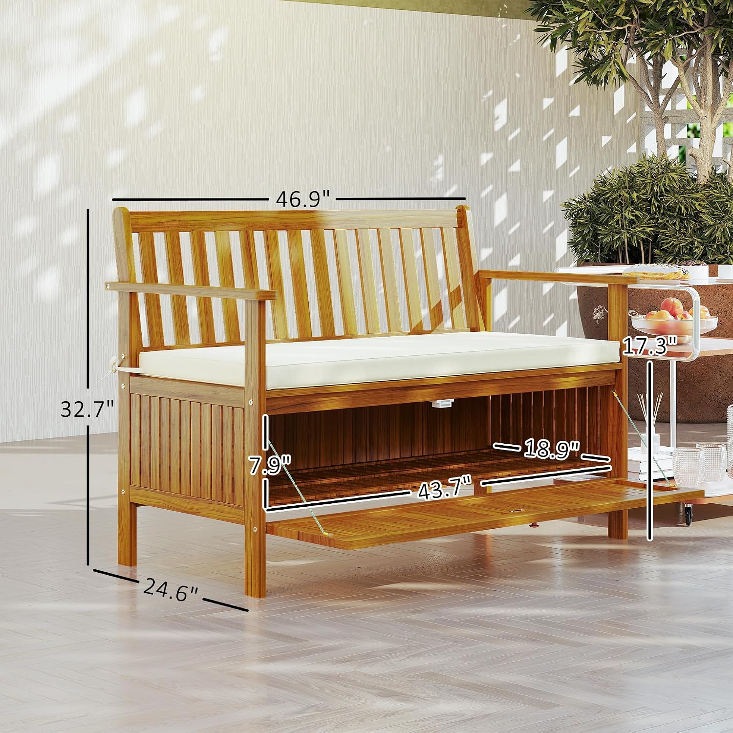 Outdoor Storage Bench 28 Gallo - Outdoor Furniture With Storage For Cushions ulasan dan harga