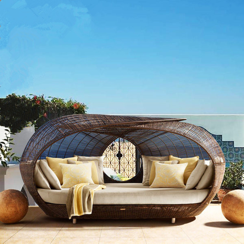 kv-Outdoor Hot Sale Good Quali - Outdoor Daybed Furniture ulasan dan harga