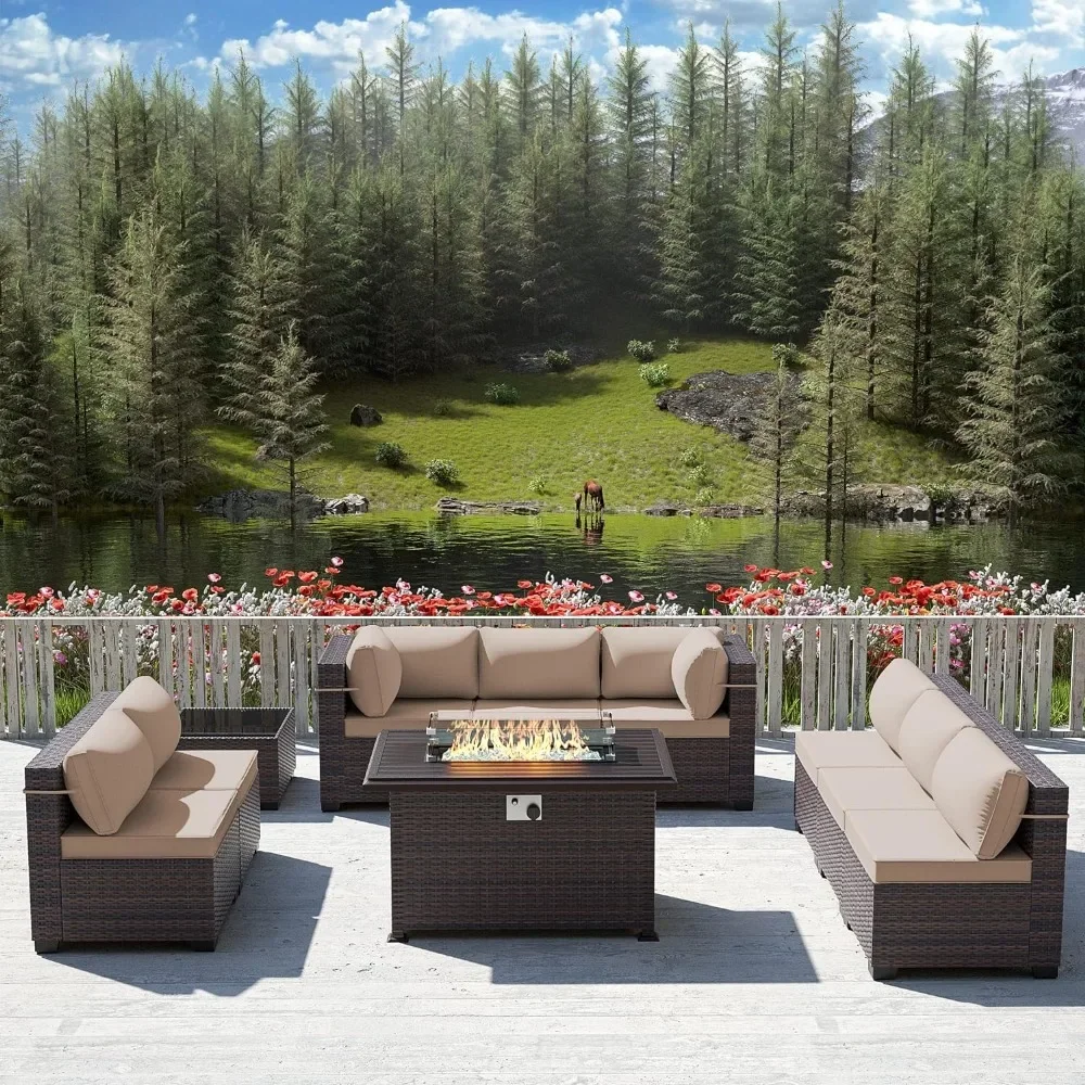 -Patio Furniture Set With Prop - Outdoor Furniture Fire Pit ulasan dan harga