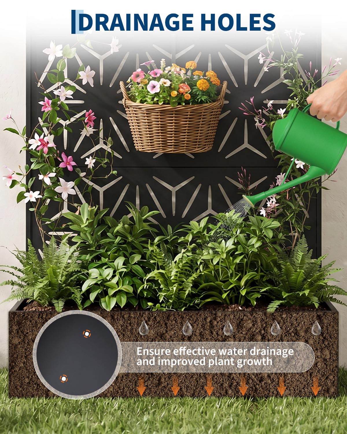 All-Weather Metal Planter Box  - Planter Raised Metal ulasan dan harga