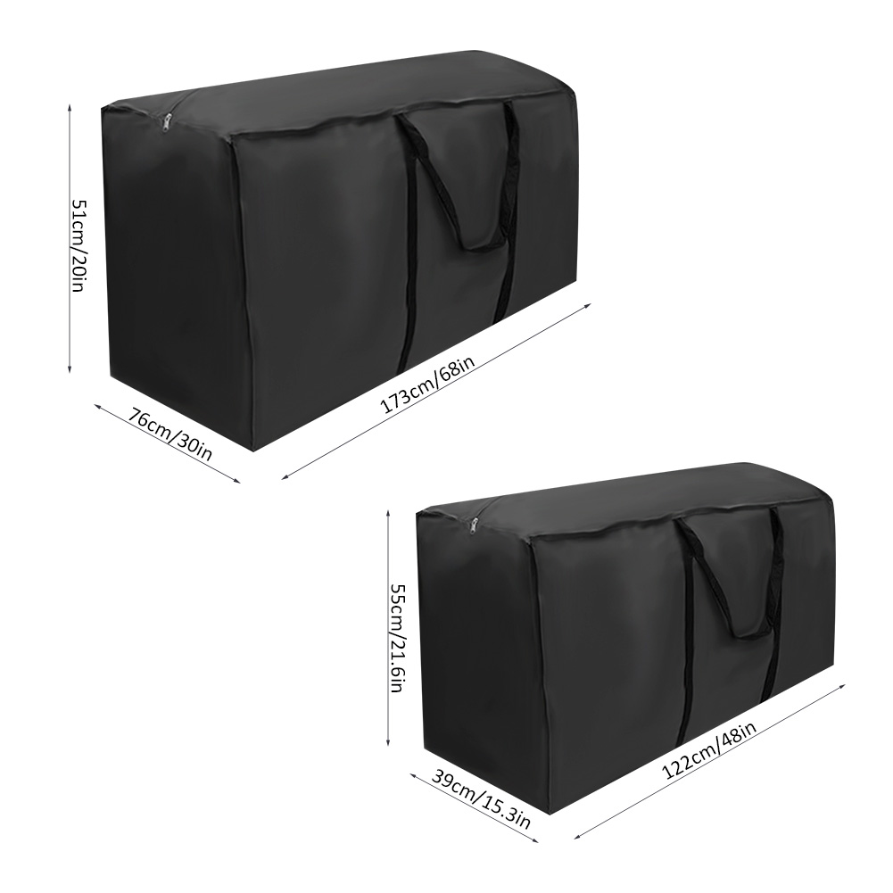 210D Oxford Dust Proof Outdoor - Outdoor Furniture With Storage For Cushions ulasan dan harga