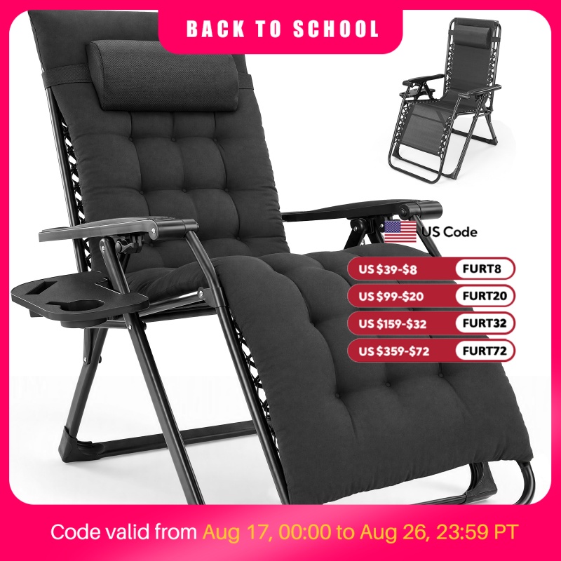 MCQ Zero Gravity Cushioned Lou - Outdoor Furniture Lounge Set ulasan dan harga