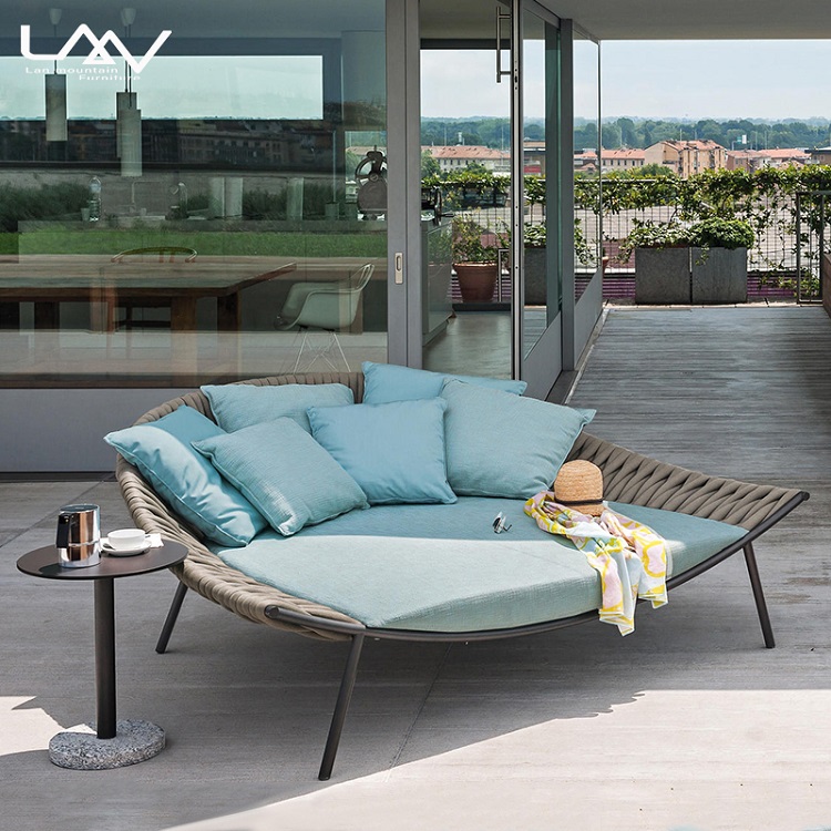 Modern Outdoor Garden Weave Ro - Outdoor Daybed Furniture ulasan dan harga