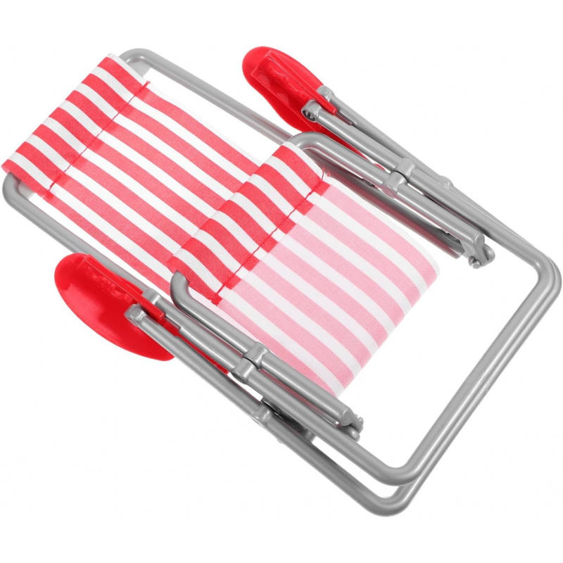 Mini Red Striped Folding Beach - Outdoor Furniture Material ulasan dan harga