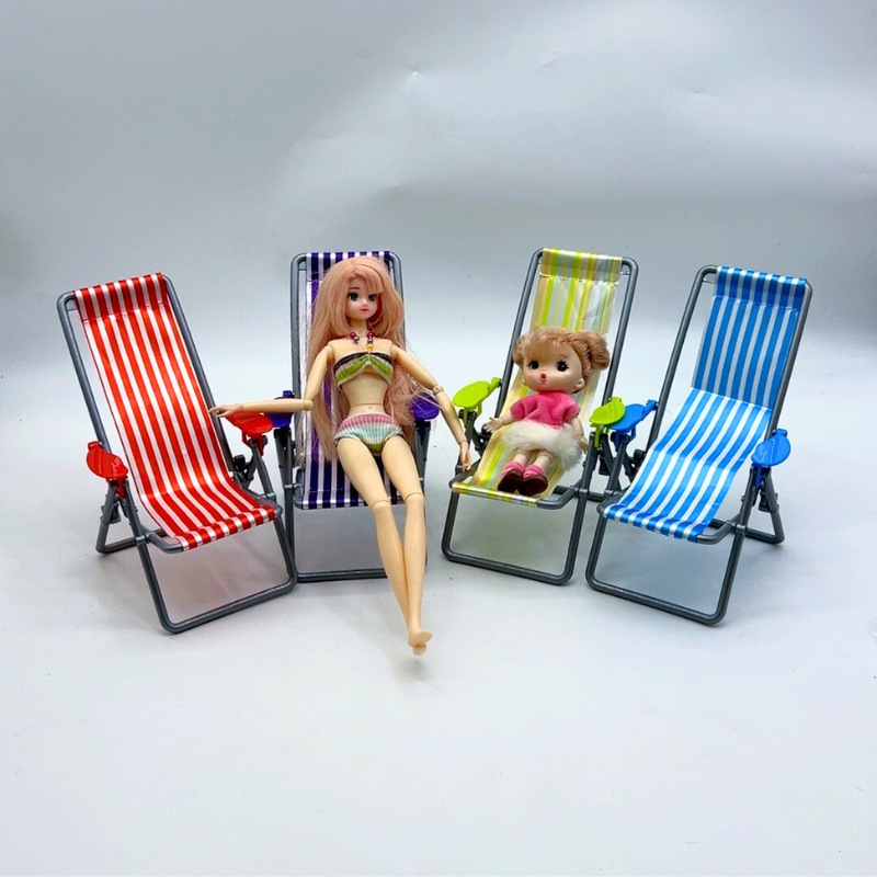 Mini Red Striped Folding Beach - Outdoor Furniture Material ulasan dan harga