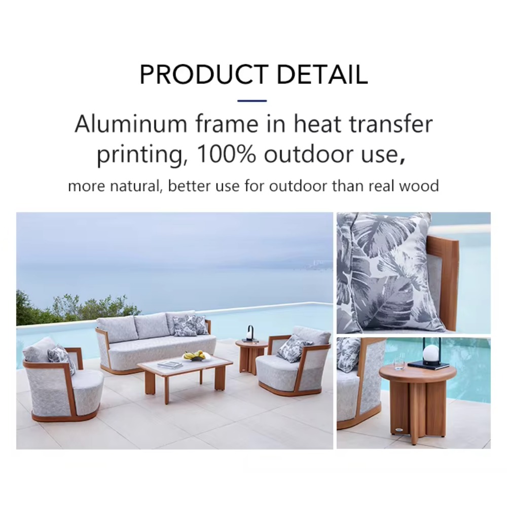 Modern Outdoor Aluminum Sofa G - Outdoor Furniture Quality ulasan dan harga