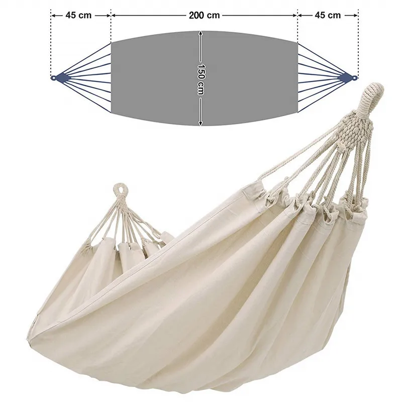 Hammocks A White Organic Cotto - Outdoor Furniture Quality ulasan dan harga