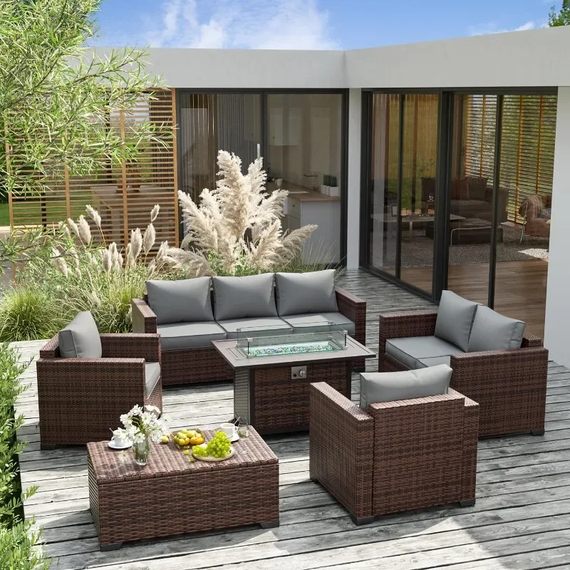 A Furniture Set with Fire Pit  - Outdoor Furniture Fire Pit ulasan dan harga