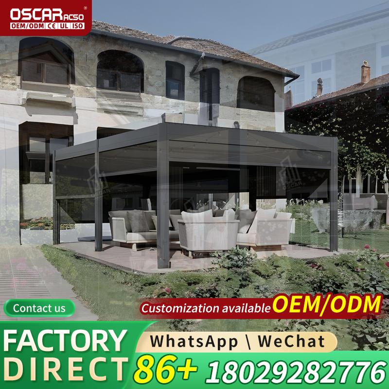 Rainproof Aluminum Louver Perg - Outdoor Furniture Prices ulasan dan harga