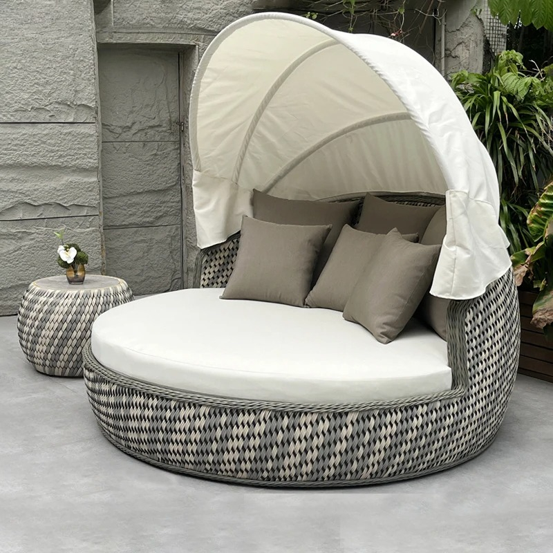Daybed,Anti-UV Rustproof Round - Outdoor Daybed Furniture ulasan dan harga