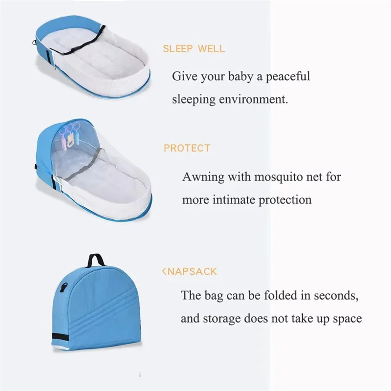 Baby Bed Convenient Folding An - Outdoor Daybed Furniture ulasan dan harga