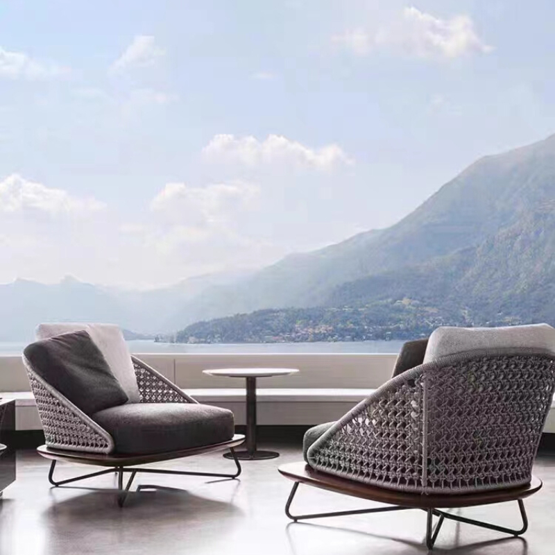 Lounge Terrace Sofa 3 Person B - Outdoor Furniture Lounge Set ulasan dan harga
