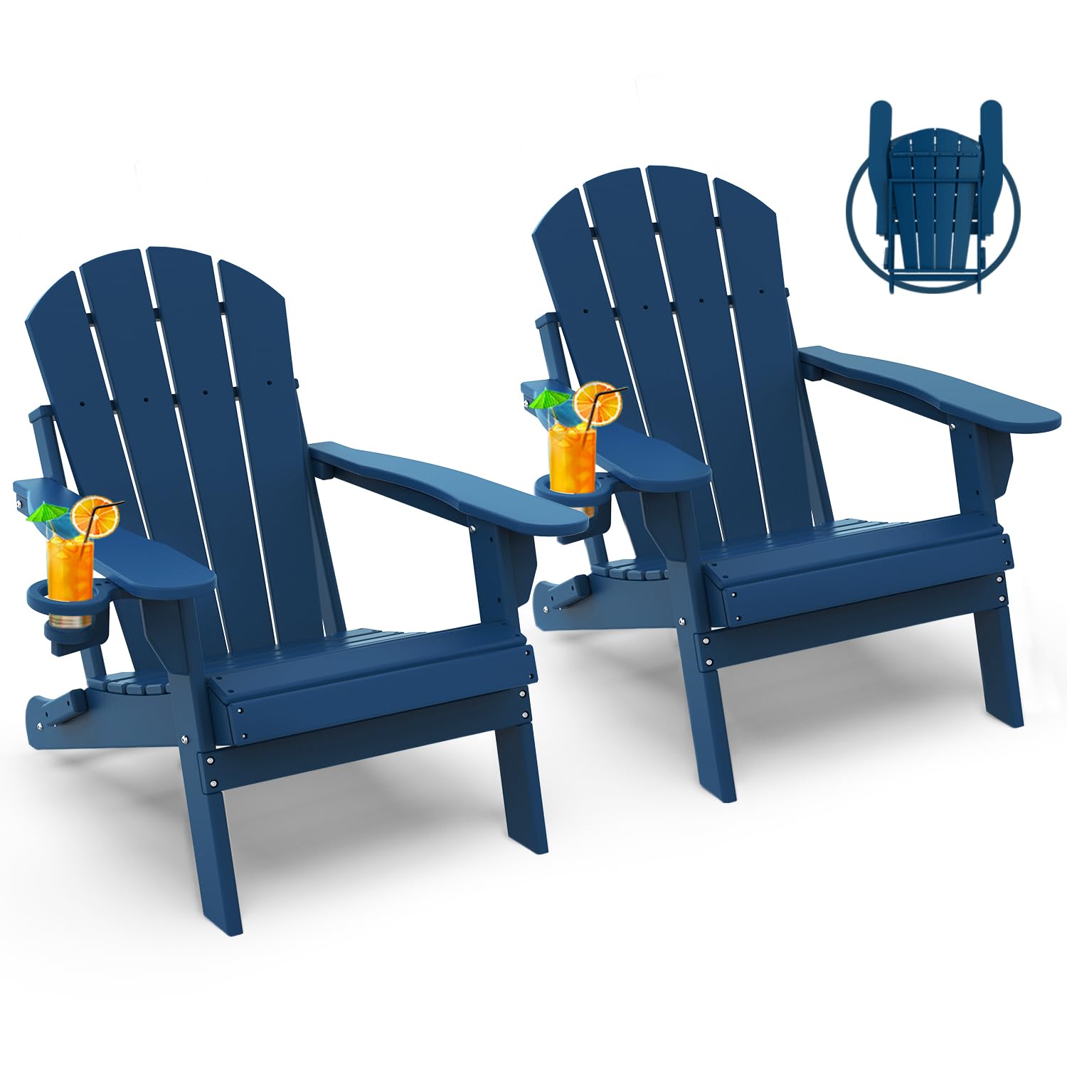 Chair Set 2, Folding All Weath - Outdoor Furniture Fire Pit ulasan dan harga
