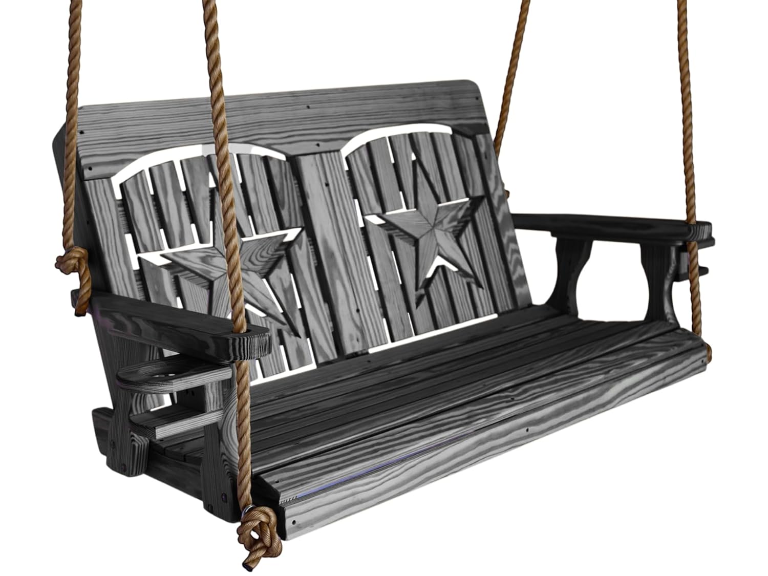 4ft Black Rope Porch Swing wit - Outdoor Furniture Yellow ulasan dan harga