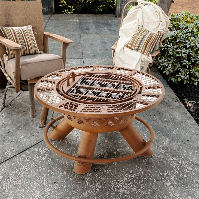 2026 Modern Outdoor Steel Char - Outdoor Furniture Fire Pit ulasan dan harga