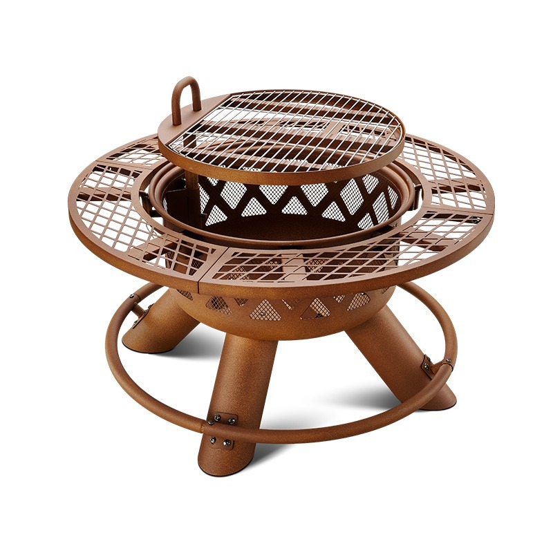2026 Modern Outdoor Steel Char - Outdoor Furniture Fire Pit ulasan dan harga