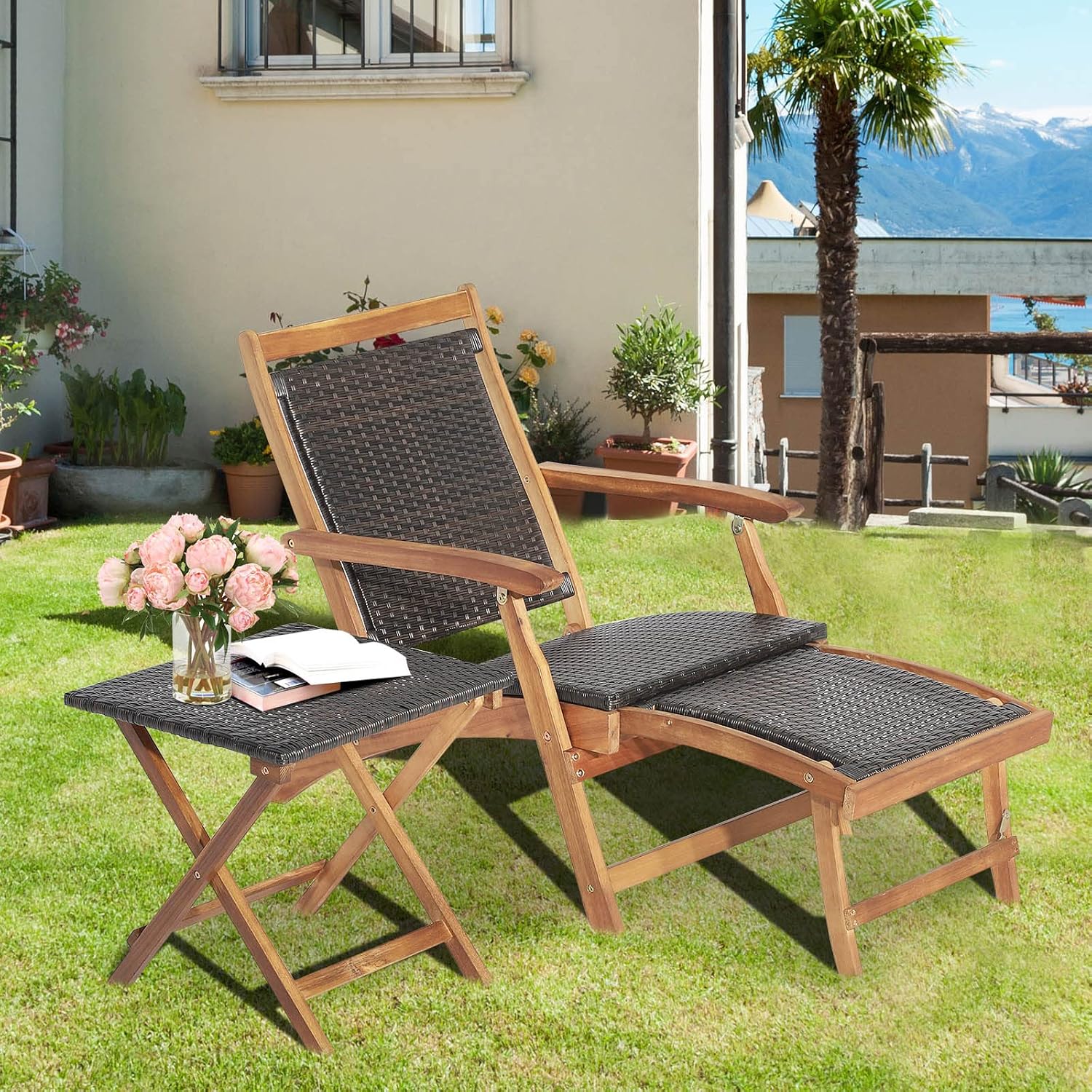 Foldable Outdoor Patio Lounge  - Outdoor Furniture Lounge Set ulasan dan harga