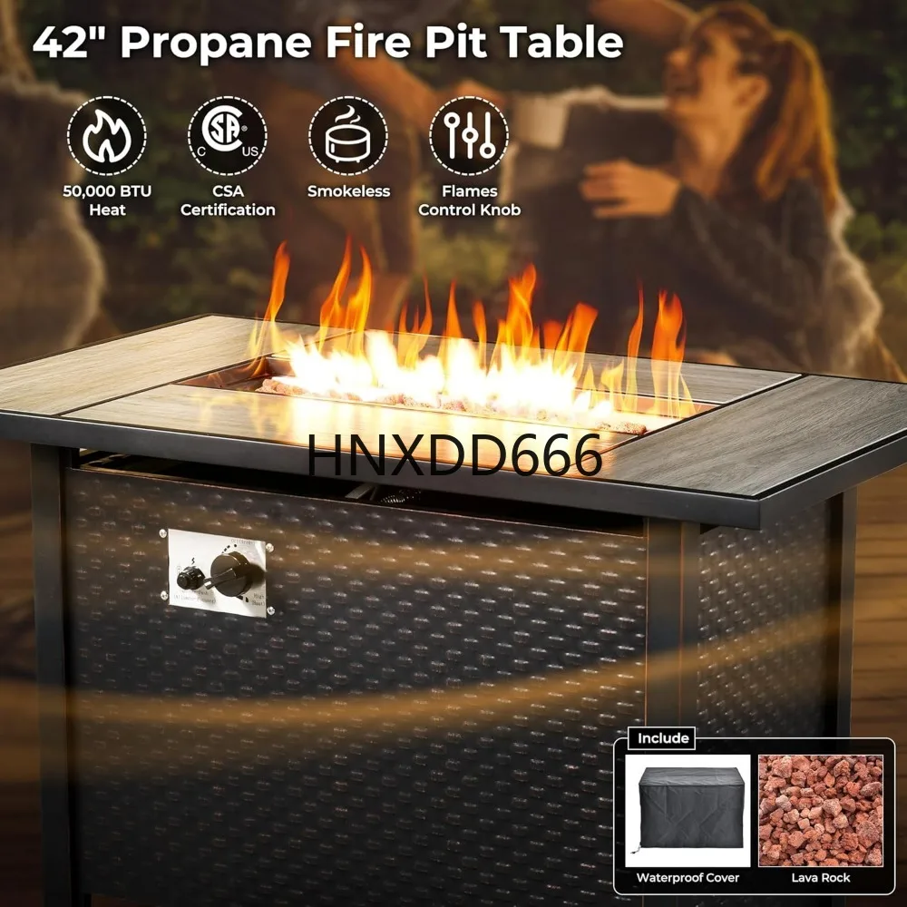 Outdoor 8 Piece Patio Furnitur - Outdoor Furniture Fire Pit ulasan dan harga